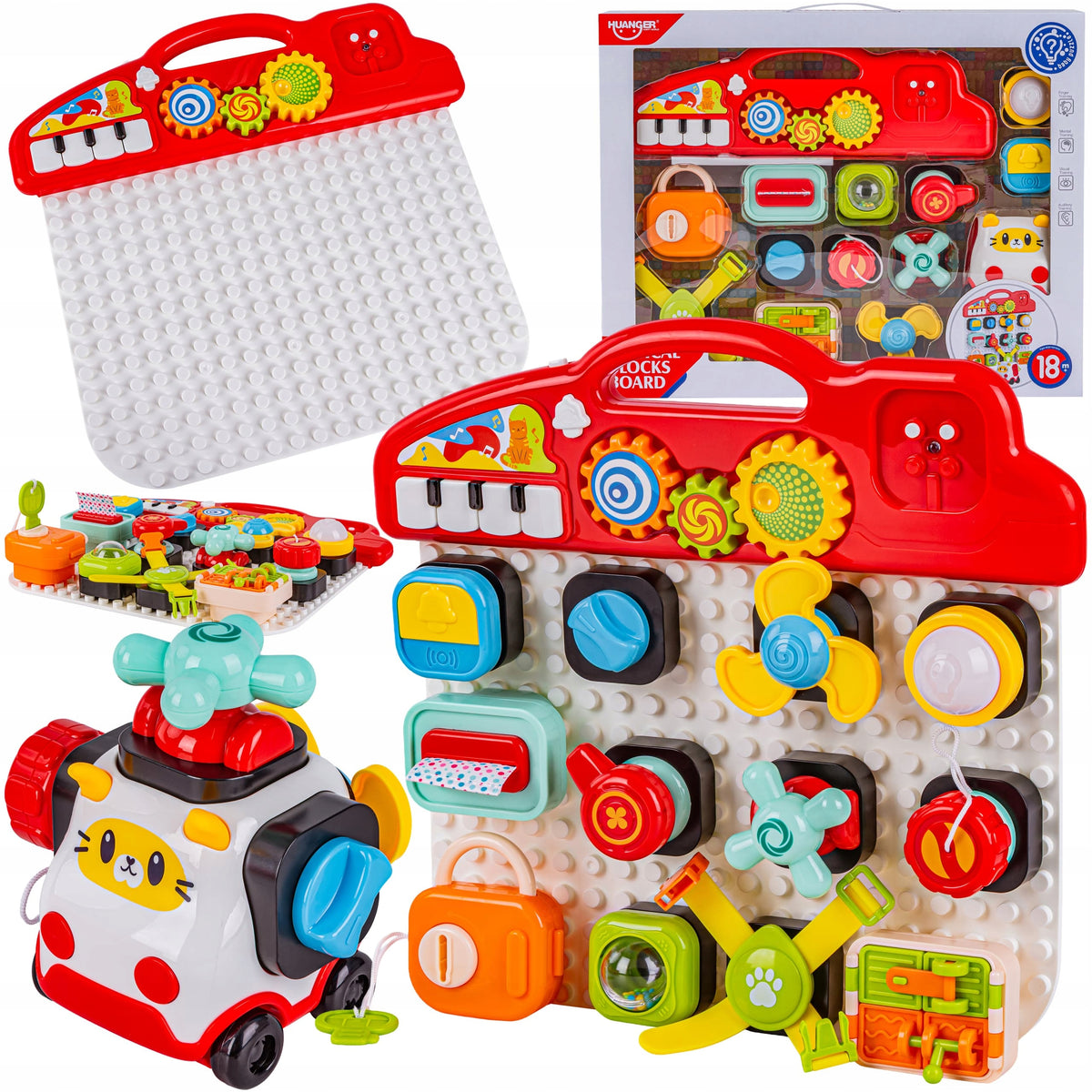 Educational Manipulation Board Colorful Interactive Activity Panel Home