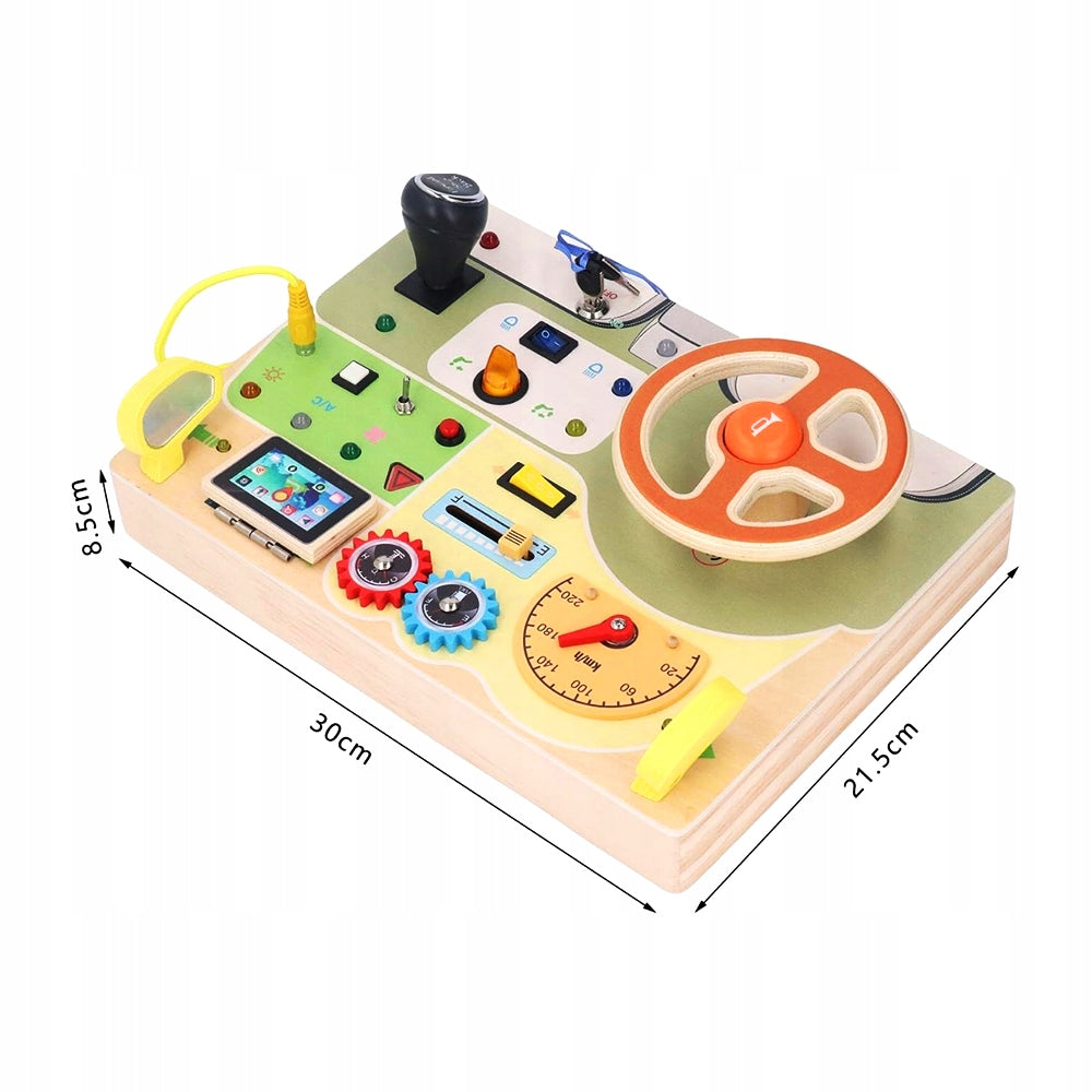 Educational Manipulation Board Wooden Sensory LED SCIENCE Minimum kid's age 3