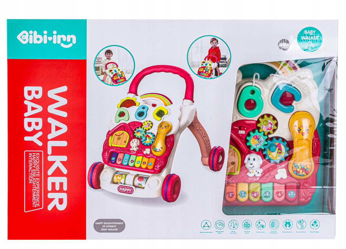 Educational PUSHER for children INTERACTIVE WALKER Ride-on Musical Piano Brand ChRLD