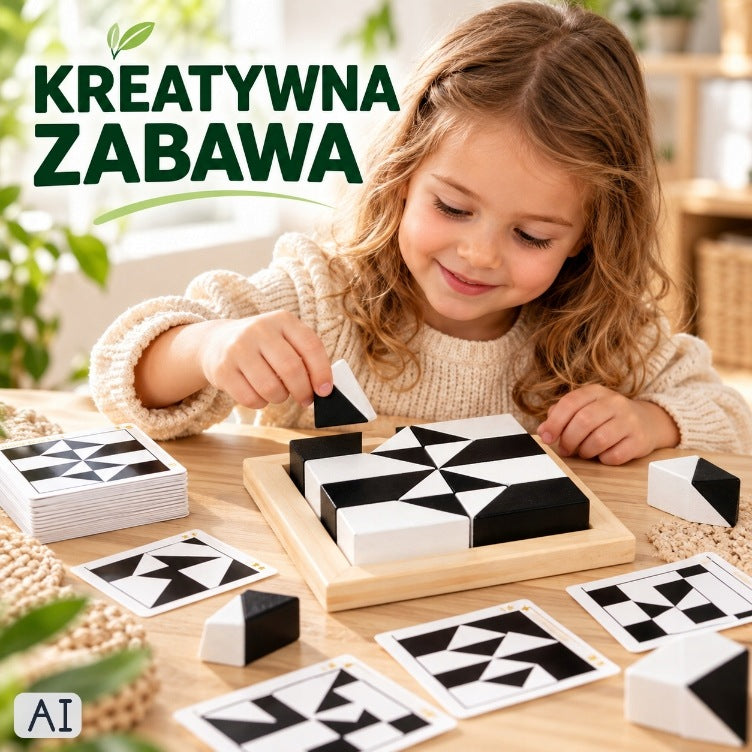 Educational Puzzle Blocks Hidden Designs 80 Cards for Kids Packaging status original