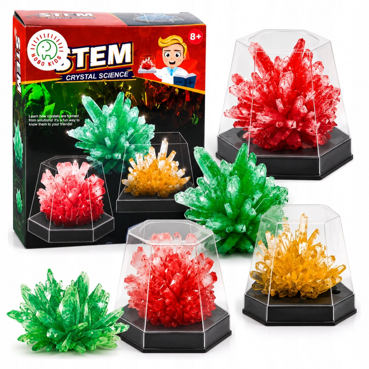 Educational Scientific Set CRYSTAL BREEDING EXPERIMENTS EXPERIENCE Packaging status original