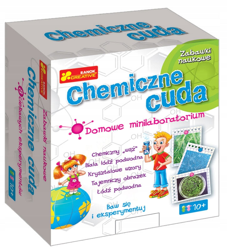 Educational Scientific Set Chemical Miracles 8 STEM Experiments for Kids Packaging status original