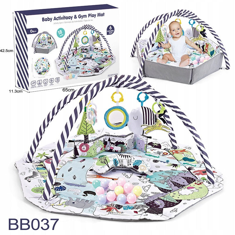 Educational Sensory Mat Contrast Playpen 3in1 Balls Book Brand no brand