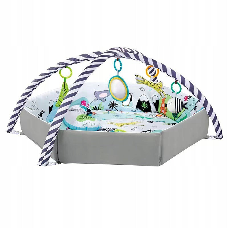Educational Sensory Mat Contrast Playpen 3in1 Balls Book Kid's age 0+