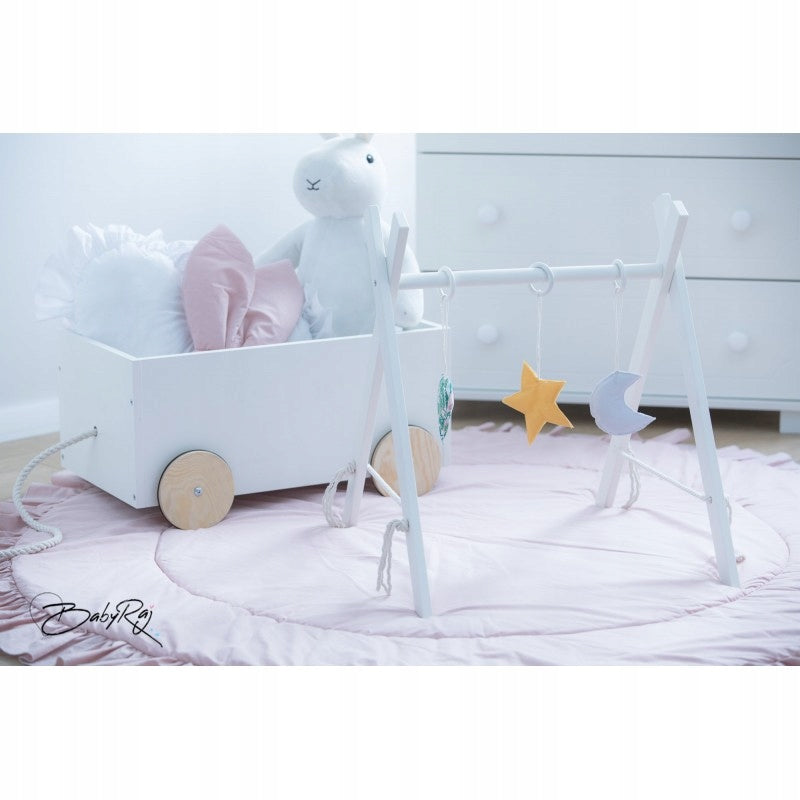 Educational Stand BABY GYM / Headband -Extension for Play Color White A Manufacturer code Baby-Raj Stojak drewniany
