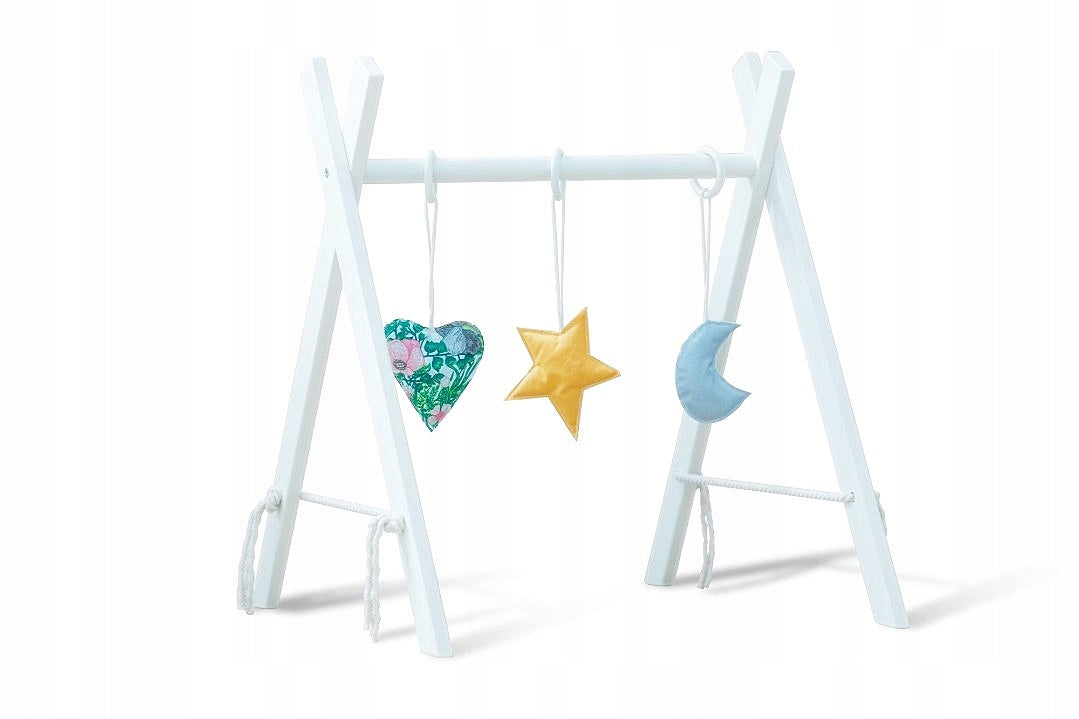 Educational Stand Baby GYM, GIMASTIC+ Mattress Mat Leaf Velvet Powder Brand Baby-Raj