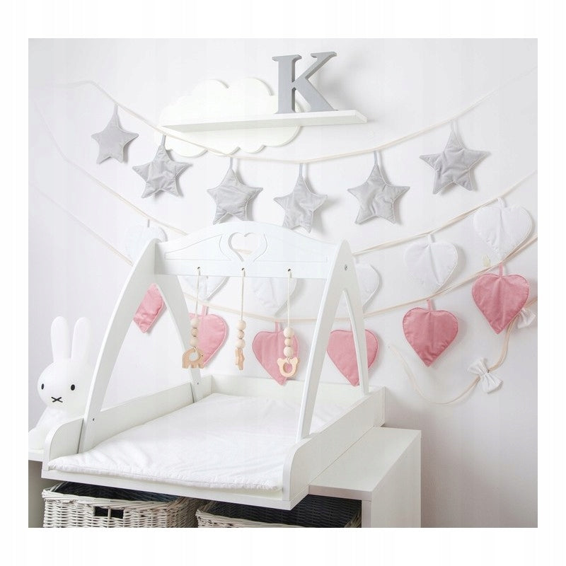 Educational Stand Baby GYM Gymnastics with Pendants White Moon EAN (GTIN) 5904280151788