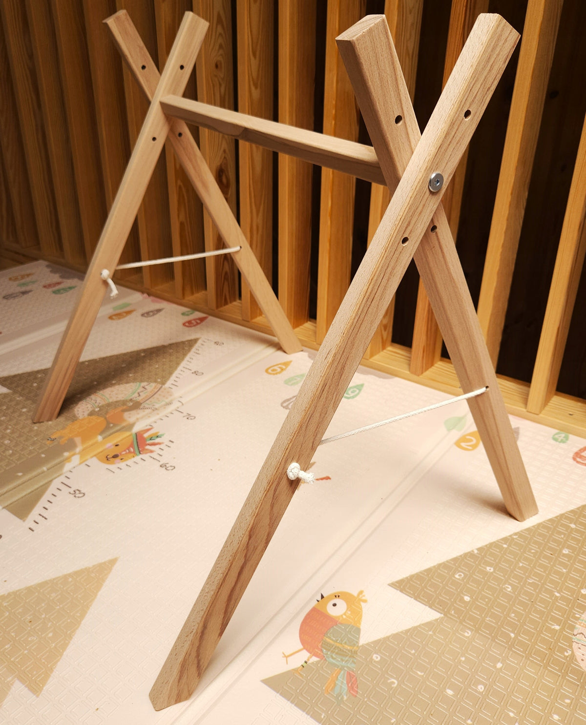 Educational Stand Baby Gym Beech Height Adjustment MANUFACTURER Brand Heli Woodi