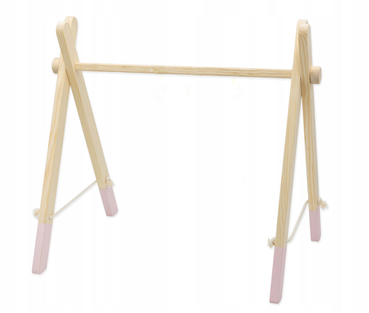 Educational Stand Gymnastic PINK Baby Gym Wooden Infant FOLDING