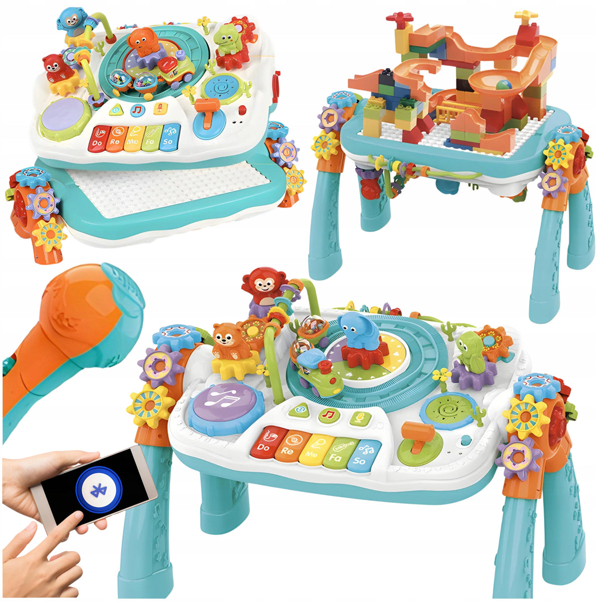 Educational Table INTERACTIVE BLUETOOTH Music Panel Music Piano Game Packaging status original