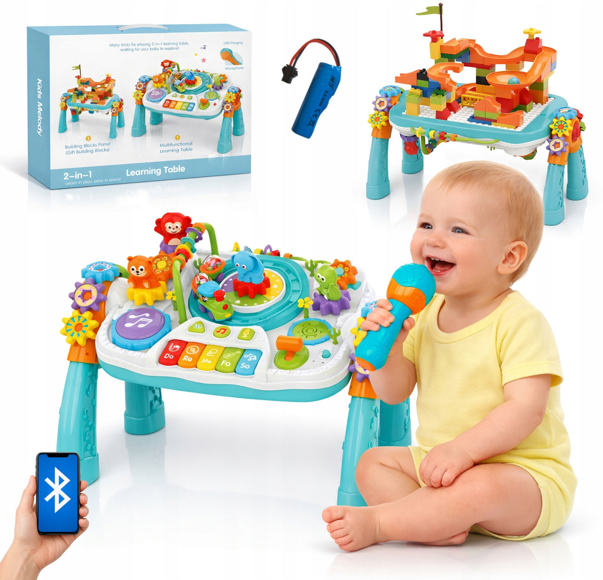 Educational Table INTERACTIVE BLUETOOTH Music Panel Music Piano Game