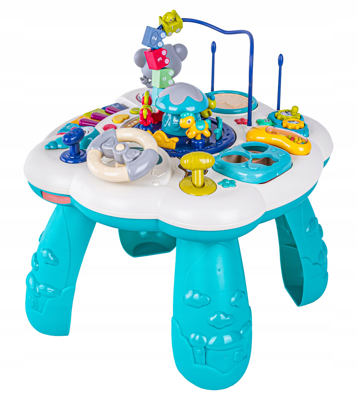 Educational Table Interactive Cymbals Organs Melodies Animal Microphone Manufacturer code 648A-52 ZW