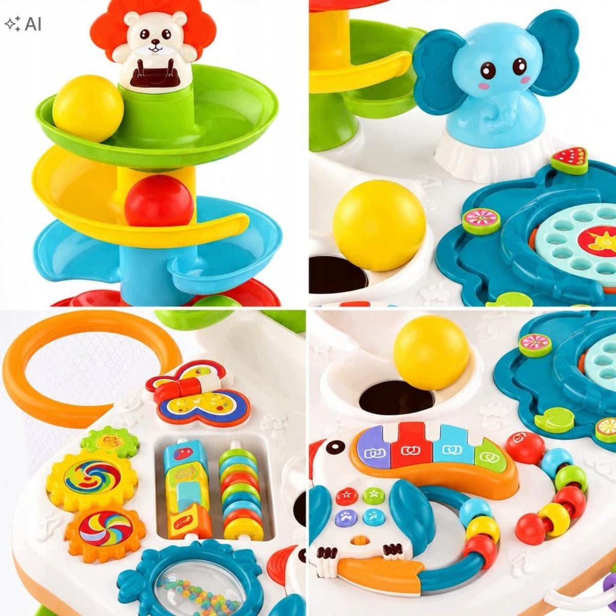 Educational Table Interactive Musical Ball Track For Children 18m+ Gift Manufacturer code Tor Kulkowy Dla Dzieci 18m+ 75 Cm