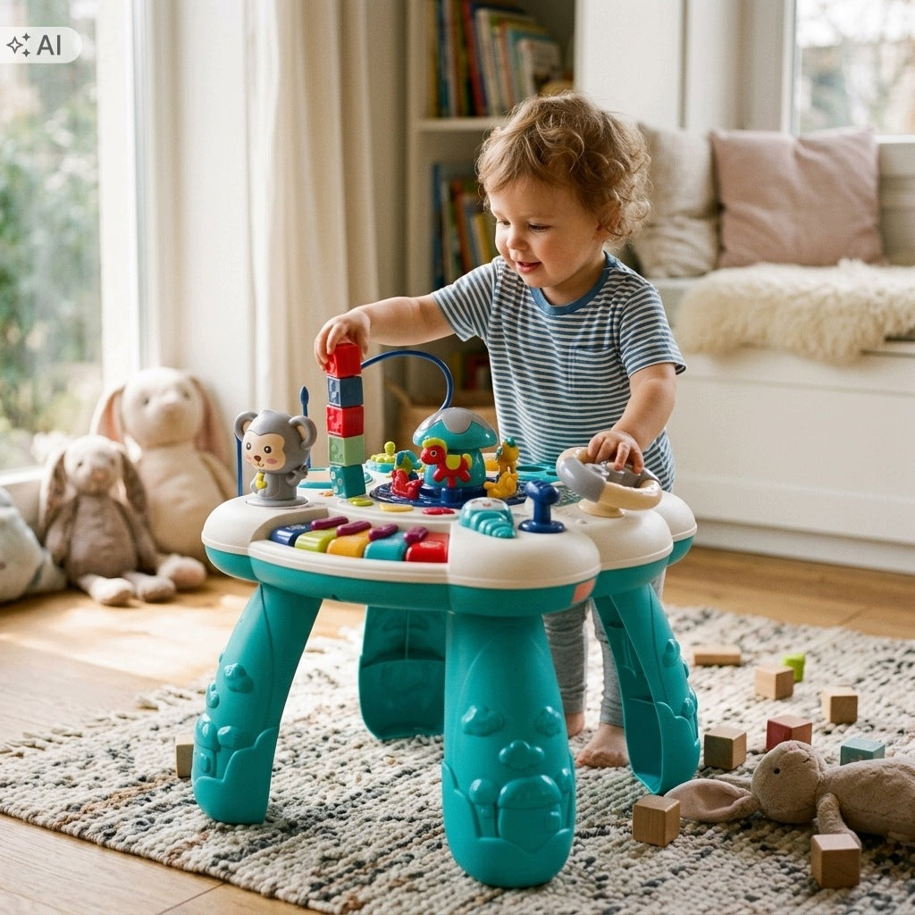 Educational Table Interactive Musical Kids Piano 3+ Blue Manufacturer code Muzyczny Dla Dzieci Pianinko 3+ Niebieski