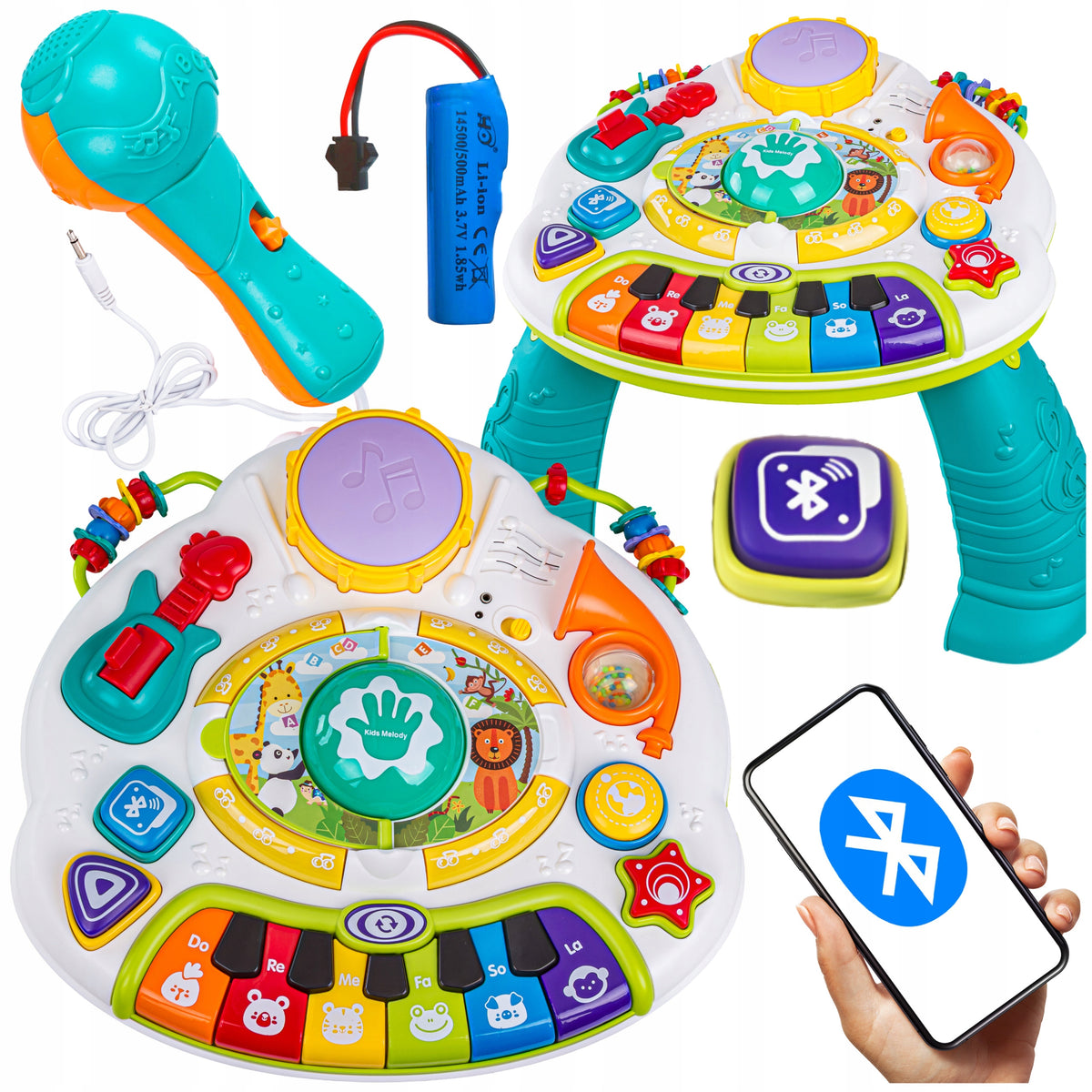 Educational Table Interactive Panel Bluetooth Music Montessori Organs