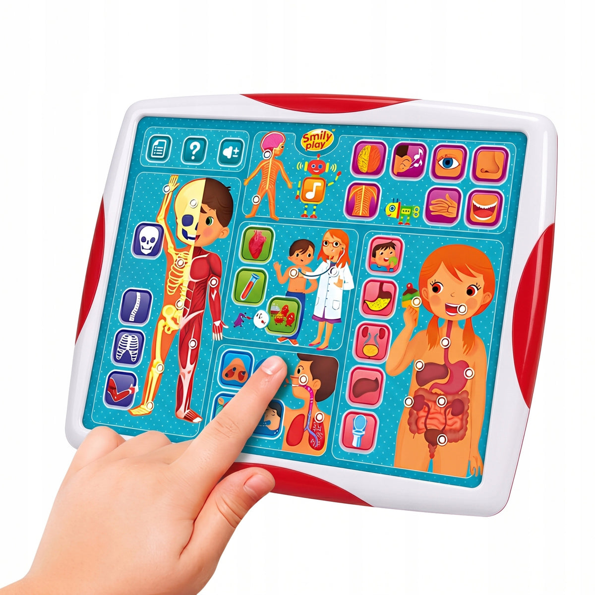 Educational Tablet Interactive For Children Human Body Science Smily Play