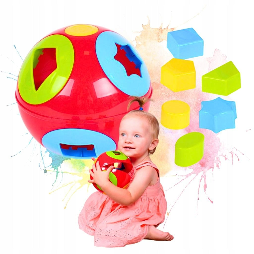 Educational Toddler TOY SENSORY PUZZLE Teaches Through Play