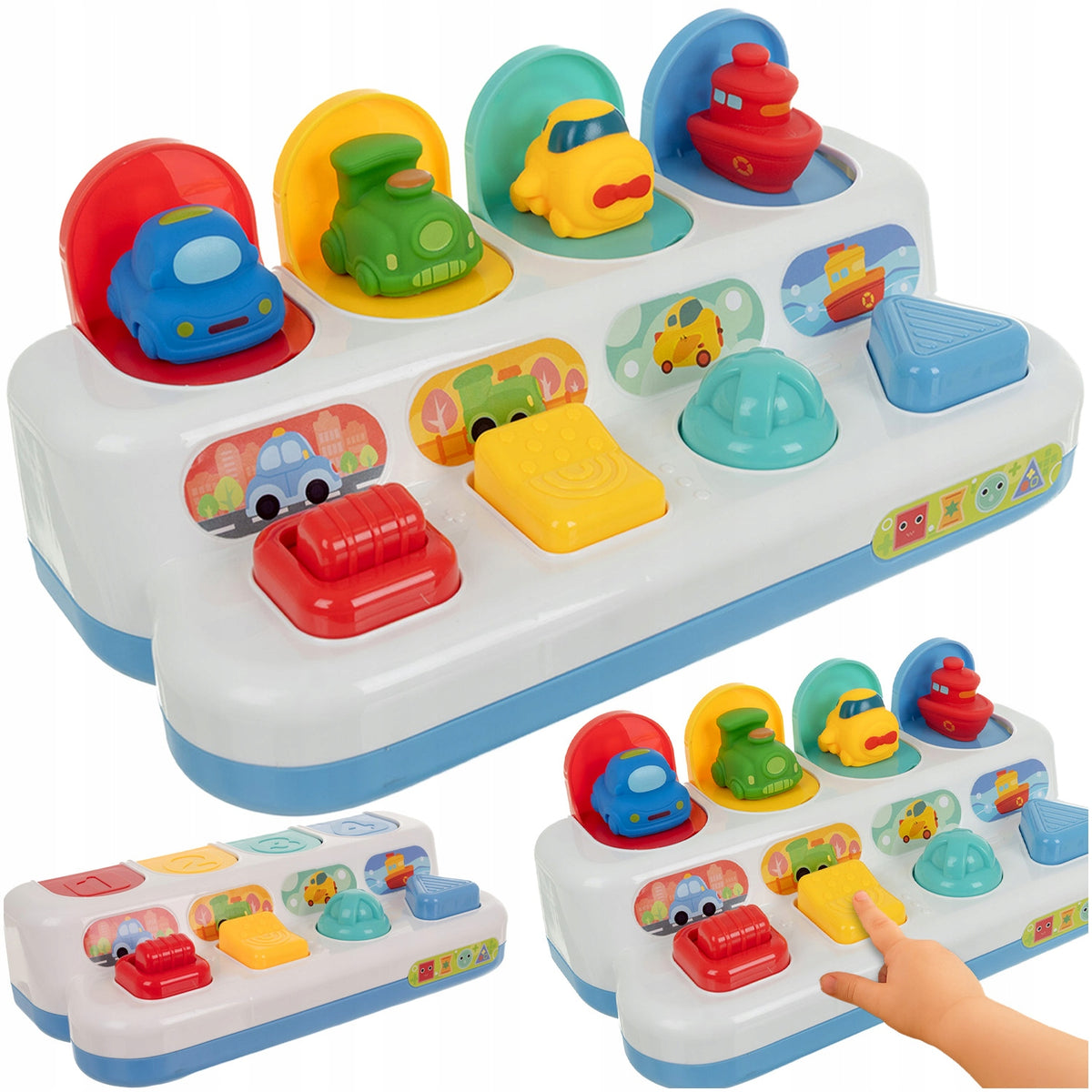 Educational Toy Jumping Vehicles Jumping Cars Interactive POP-UP