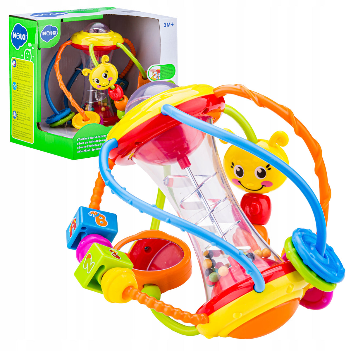 Educational Toy Rattle Kids Colorful Headband Squeak Beads