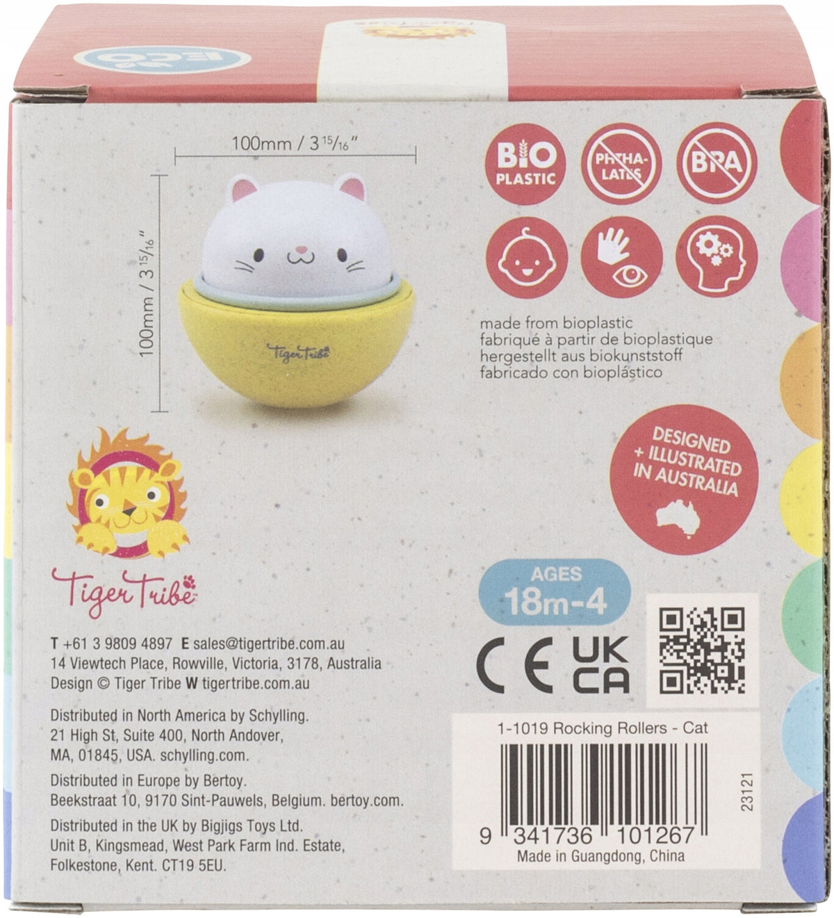 Educational Toy TIGER TRIBE Rocking Rollers Cat Brand Tiger Tribe