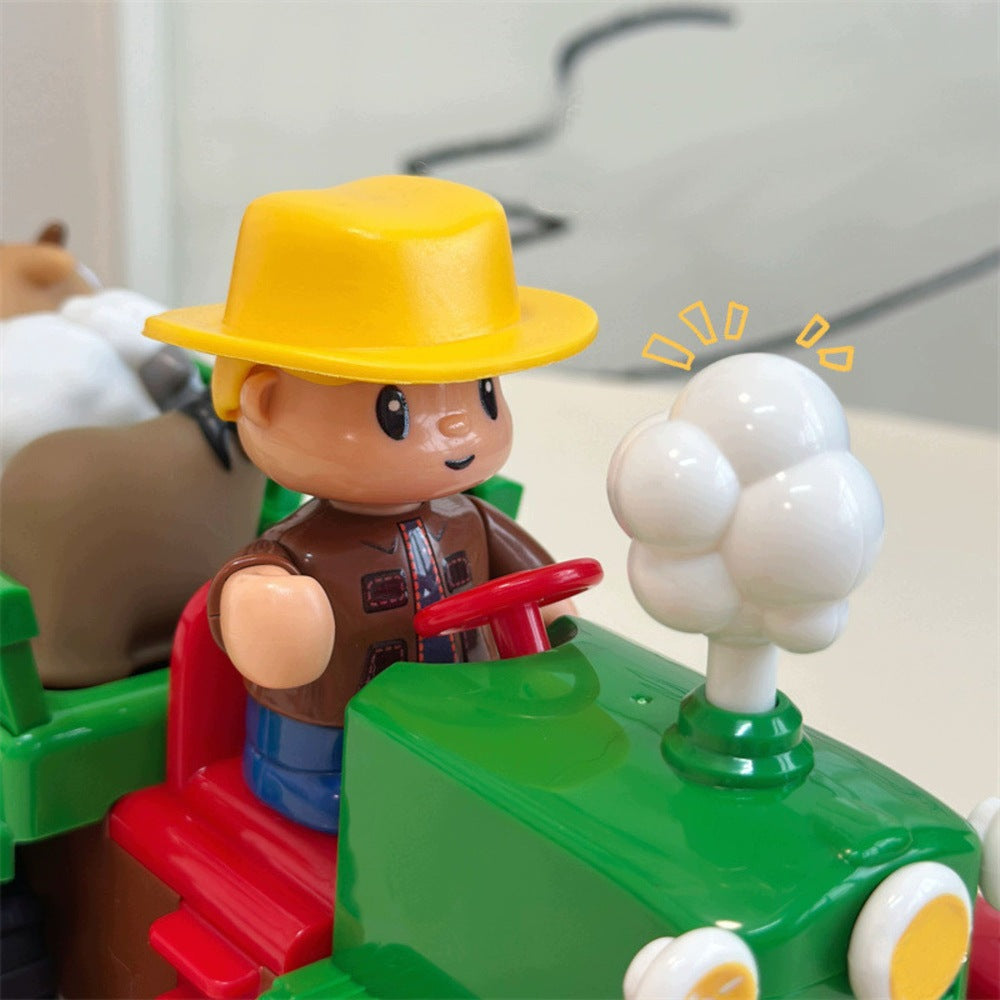 Educational Tractor Interactive For Toddler Animals Light Sounds Kid's age 12+ months