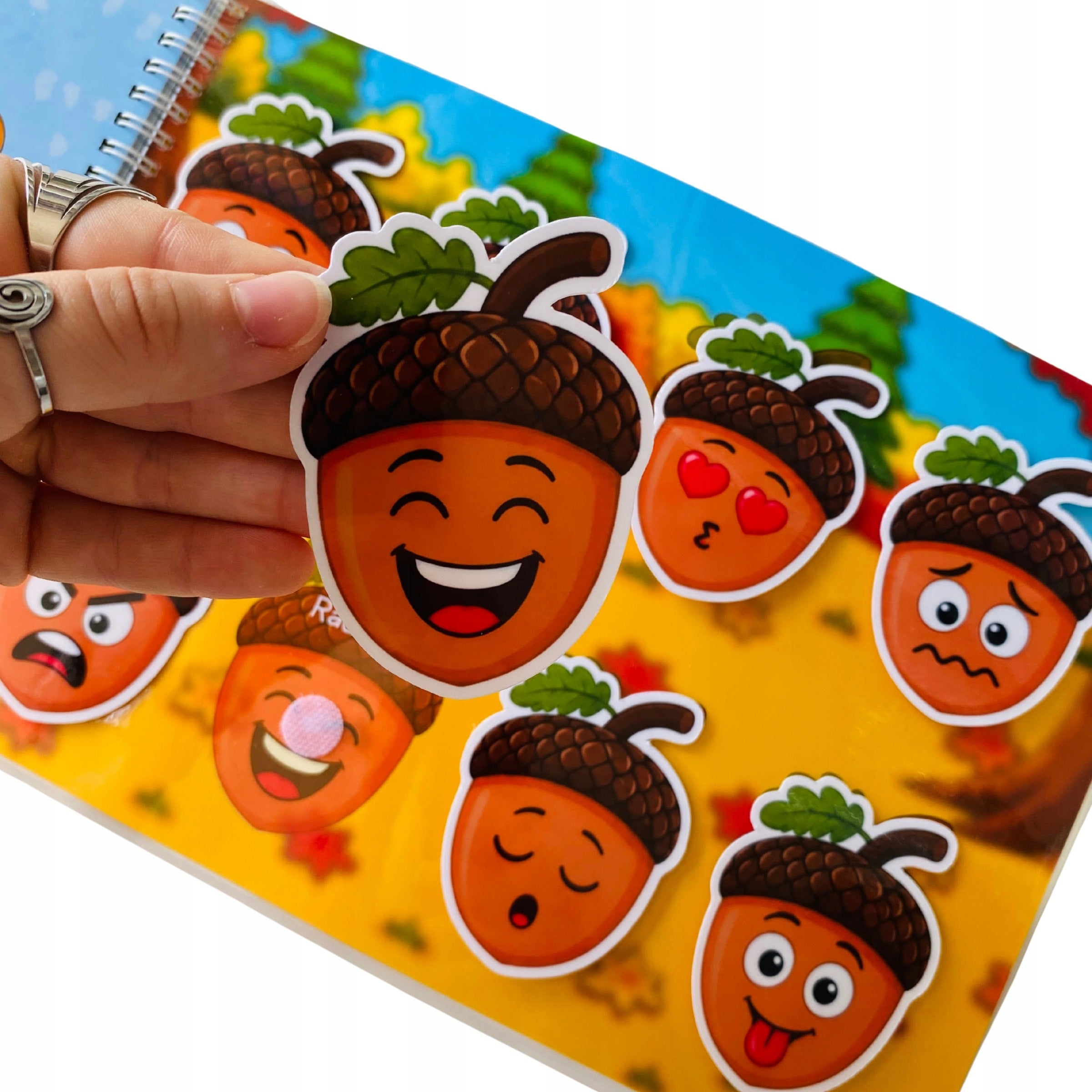 Educational Velcro album Autumn Adventures 100+ elements +24 stickers Packaging status original
