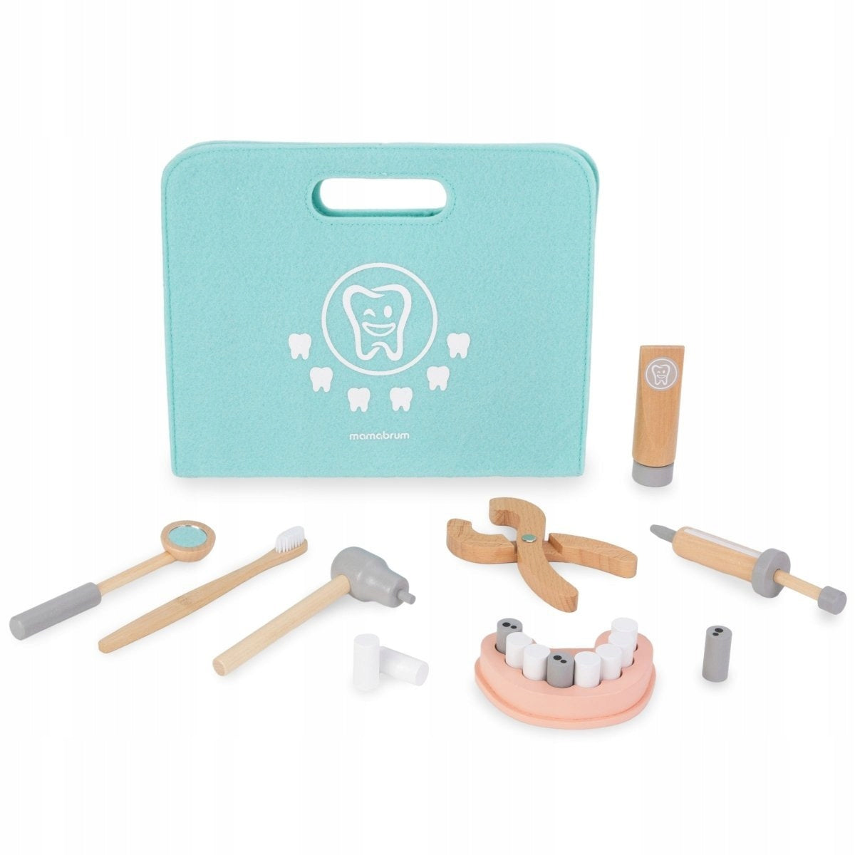 Educational Wooden Sets Small Doctor Dentist with Accessories Packaging status original