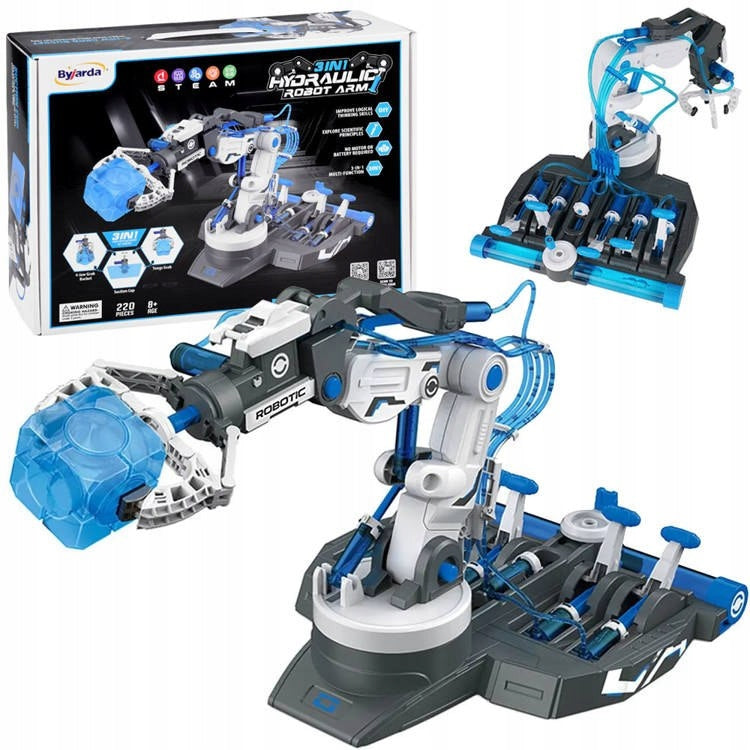 Educational kit - Do it yourself ROBOT 3in1 Hydraulic arm 220 ele ZA4199
