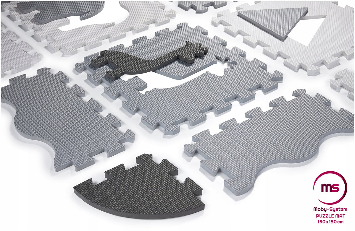 Educational mat Moby System foam 150x150 cm 1 cm puzzle 16 pcs. Packaging status original
