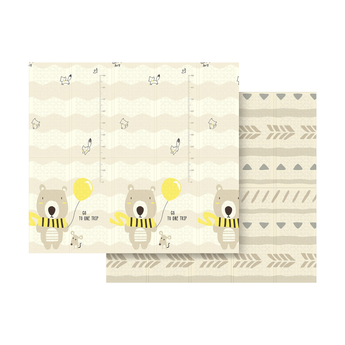 Educational mat for babies foam folding 200x180 cm bears Rebel