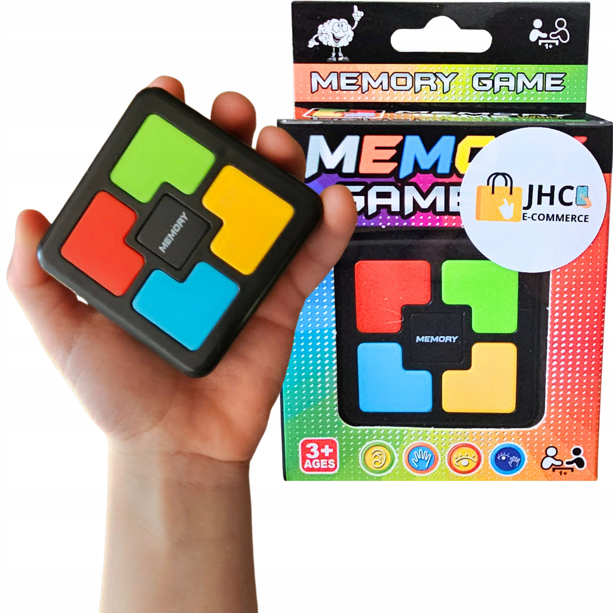Educational memory puzzle game MEMORY batteries for children electronic Packaging status original