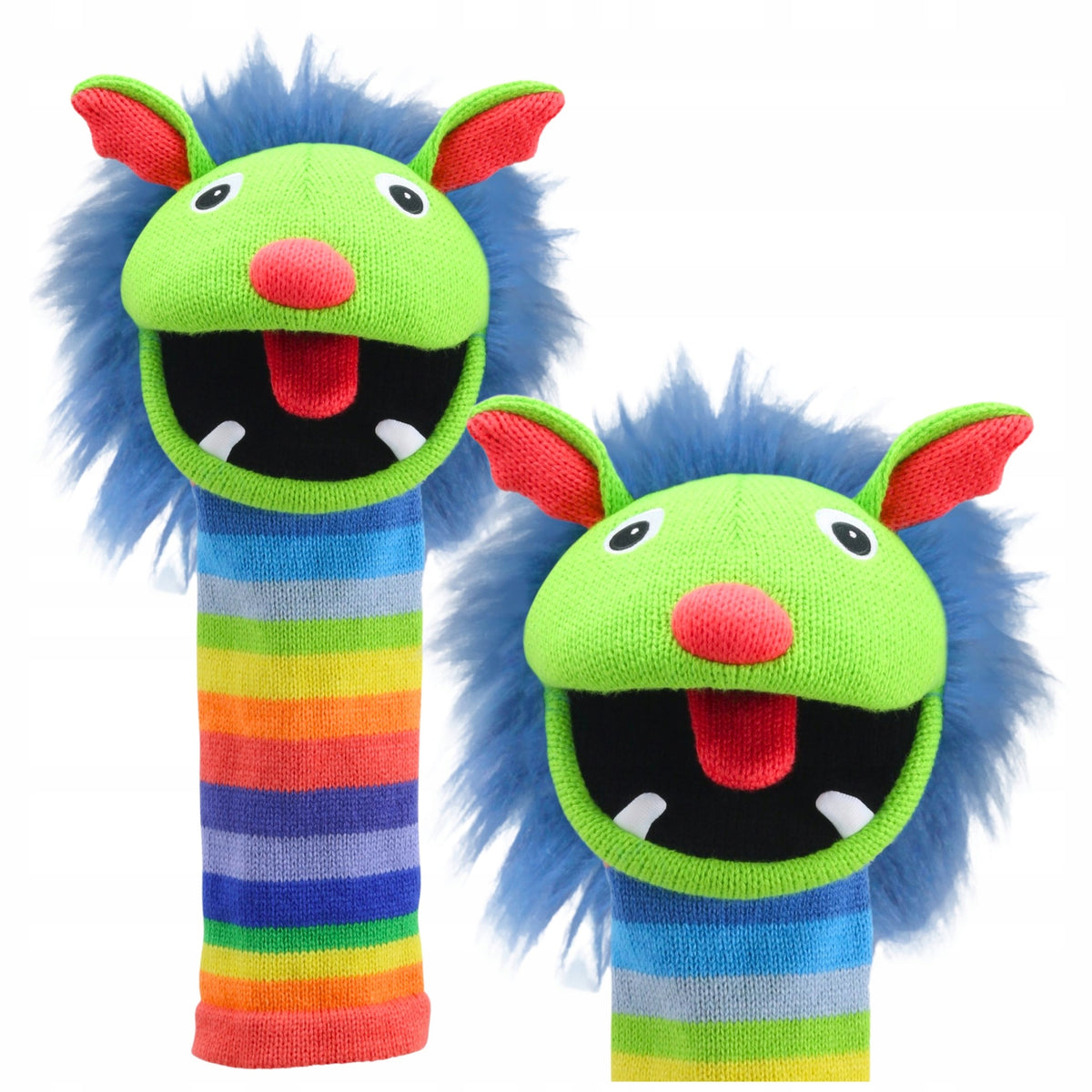 Educational puppet for kindergarten and speech therapist with SOX squeaker
