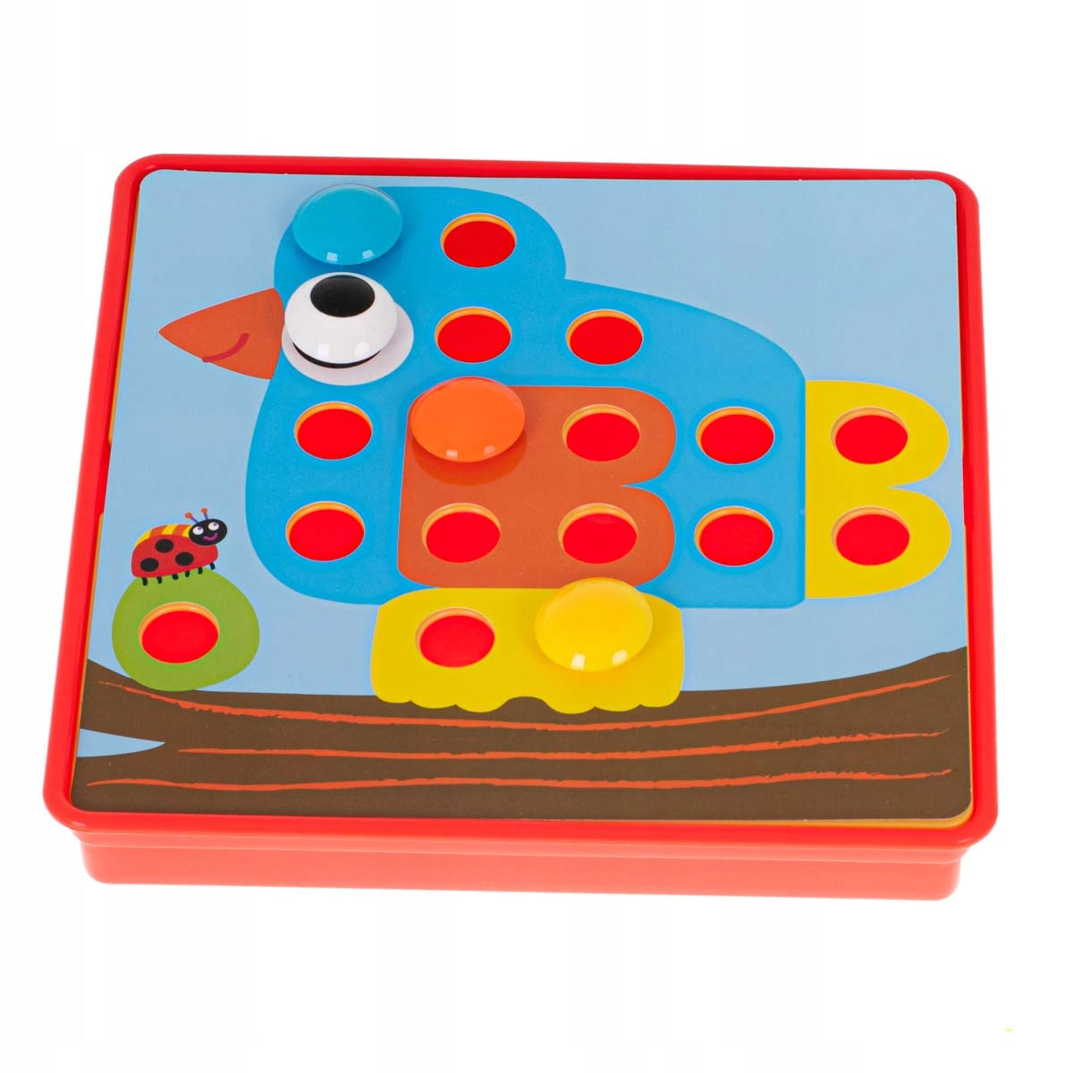 Educational puzzle button mosaic 57 el. plastic 3 years + Brand Ikonka