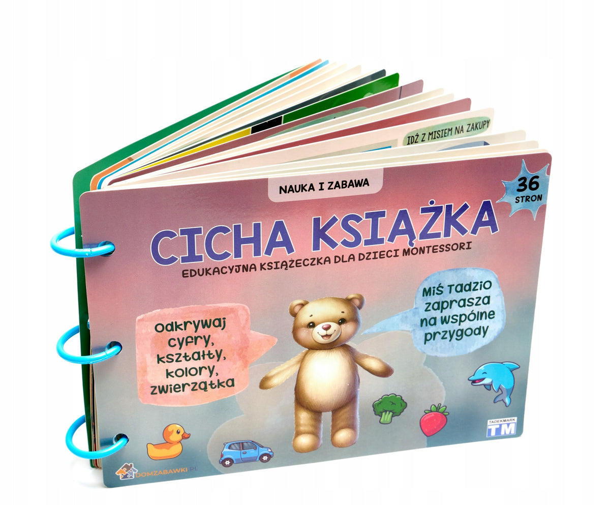 Educational silent book Montessori book POLISH VERSION LANGUAGE 36str EAN (GTIN) 5905261320728