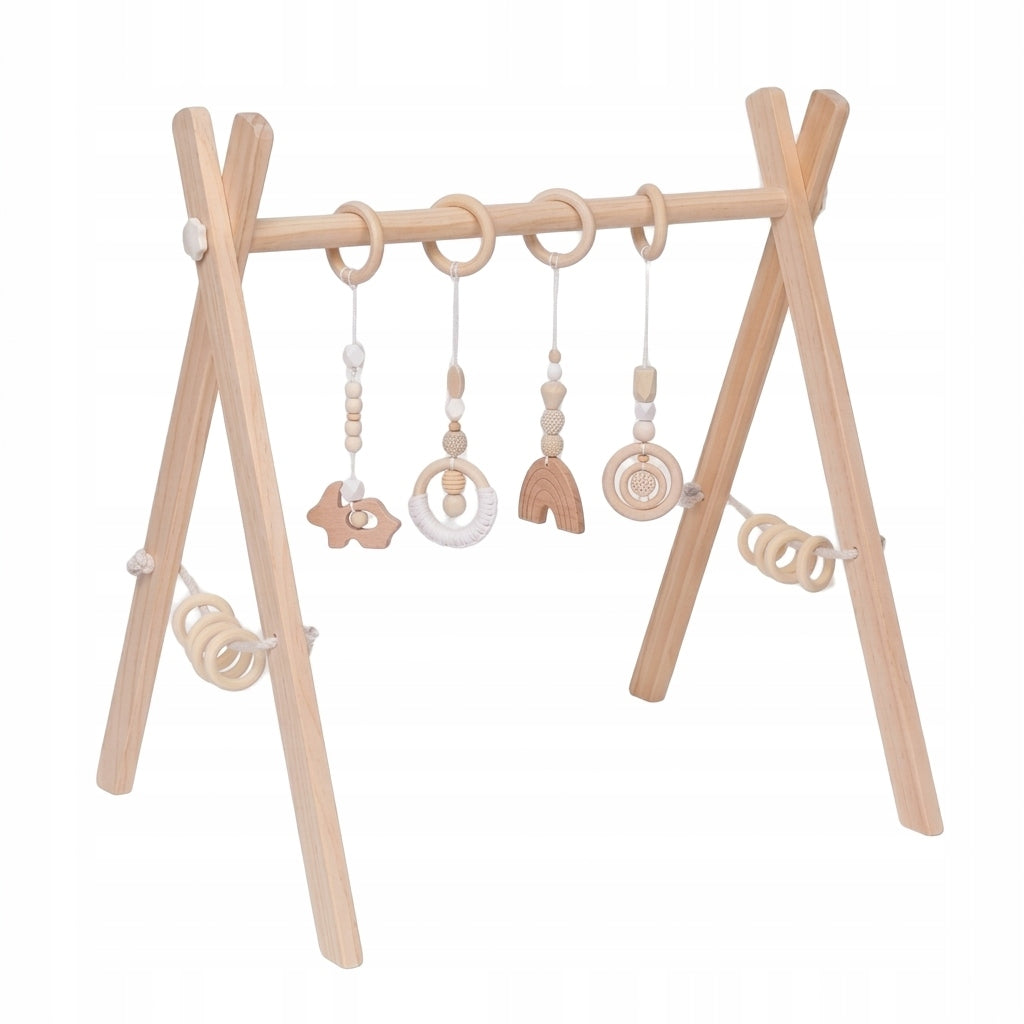 Educational stand baby gym wooden play stand for babies