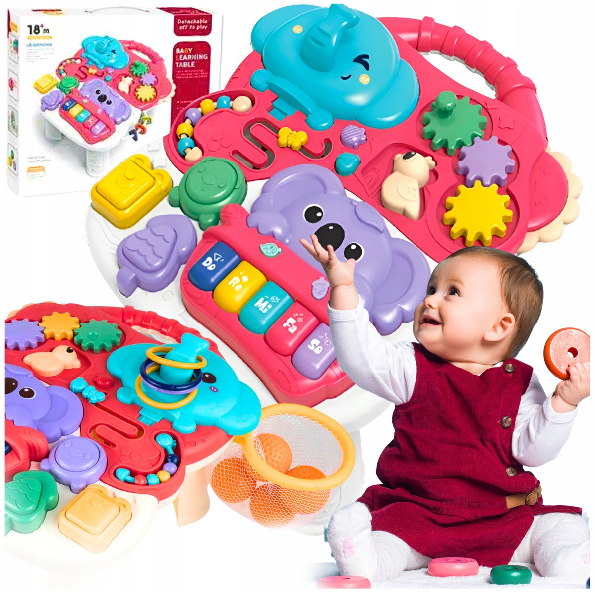 Educational table interactive music for children panel piano music