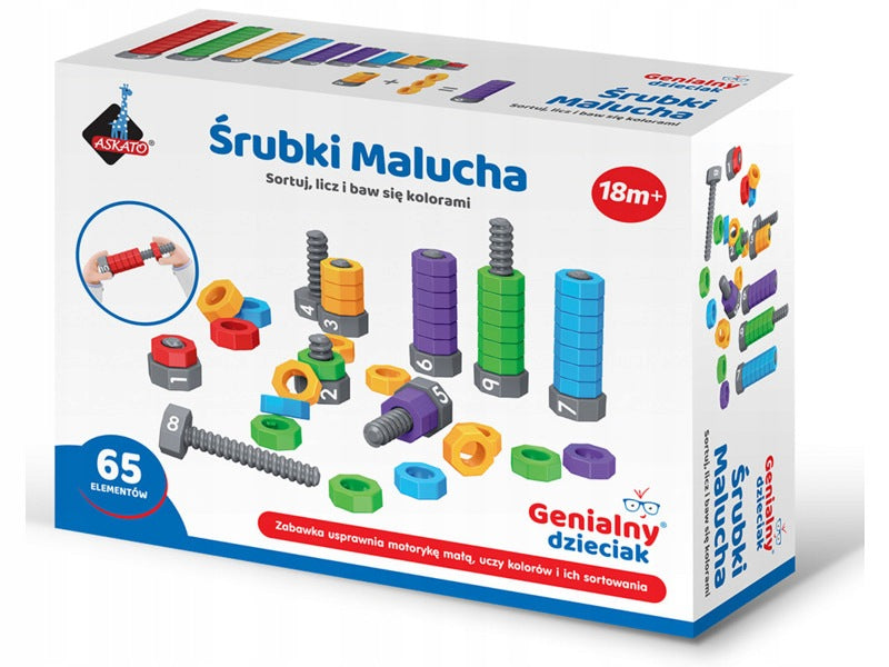Educational toy ASKATO Brilliant kid Screws toddler 911029