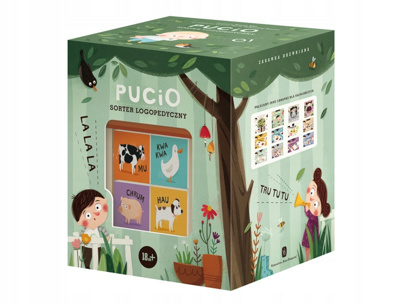 Educational toy NASZA KSIĘGARNIA Pucio Speech therapy Sorter