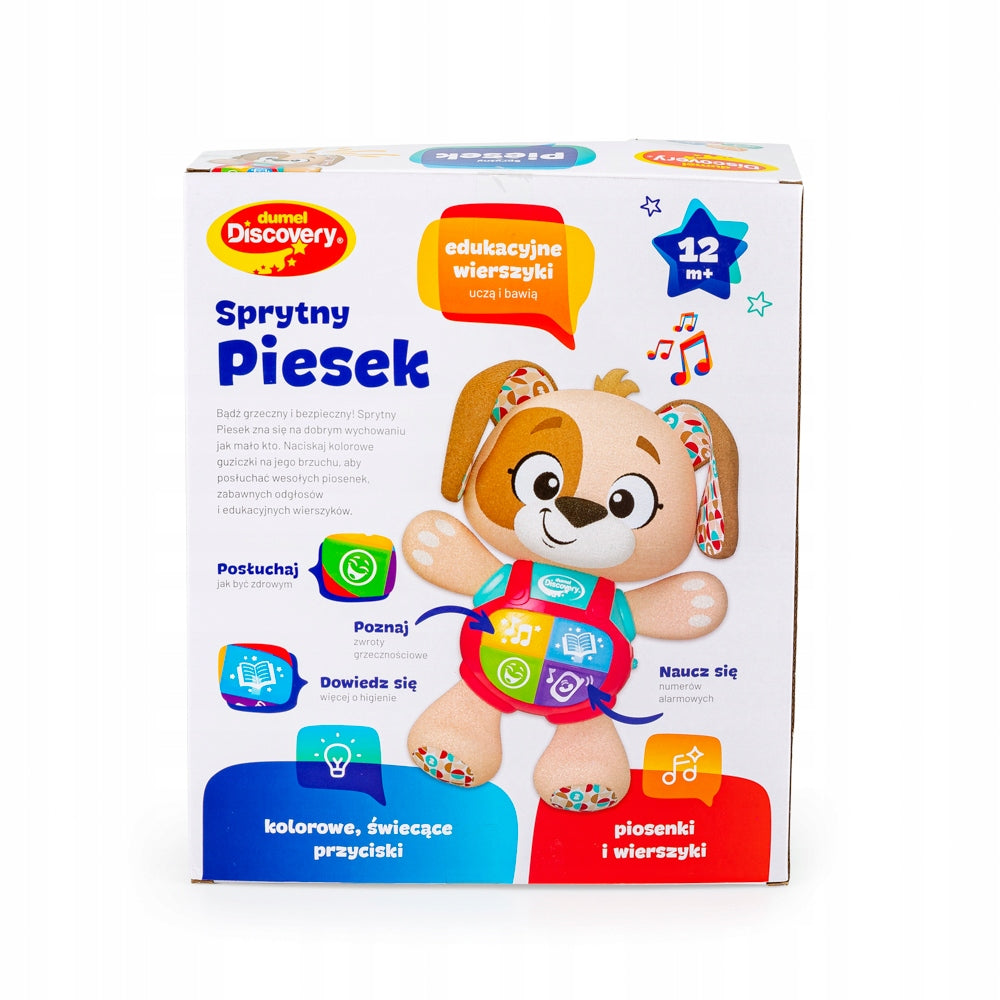 Educational toy , interactive Clever Dog Dumel Speaks in Polish Brand Dumel