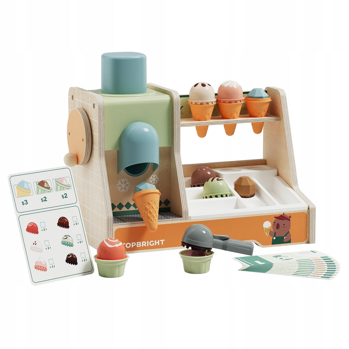 Educational toy large ice cream parlor with accessories Top Bright Manufacturer code 1212032024