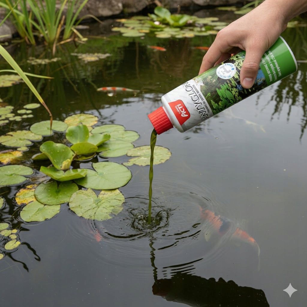 Effective and safe means of controlling algae in ponds Manufacturer code aq-253100
