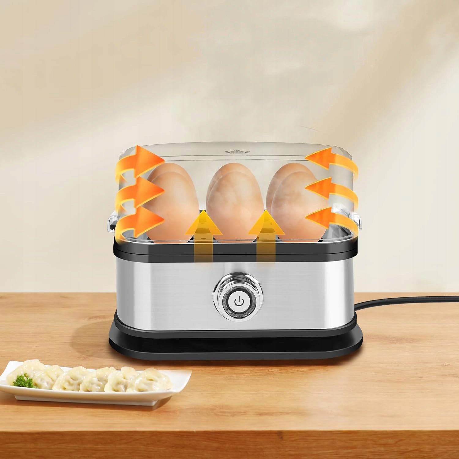 Egg Cooker 200 W, Egg Cooker, Black Brand no brand
