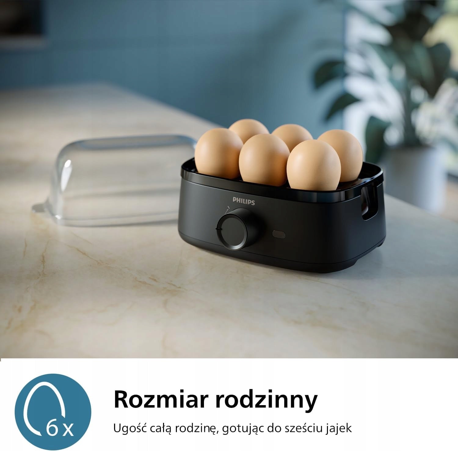 Egg Cooker, Up to 6 Eggs, Power 400 W Brand no brand