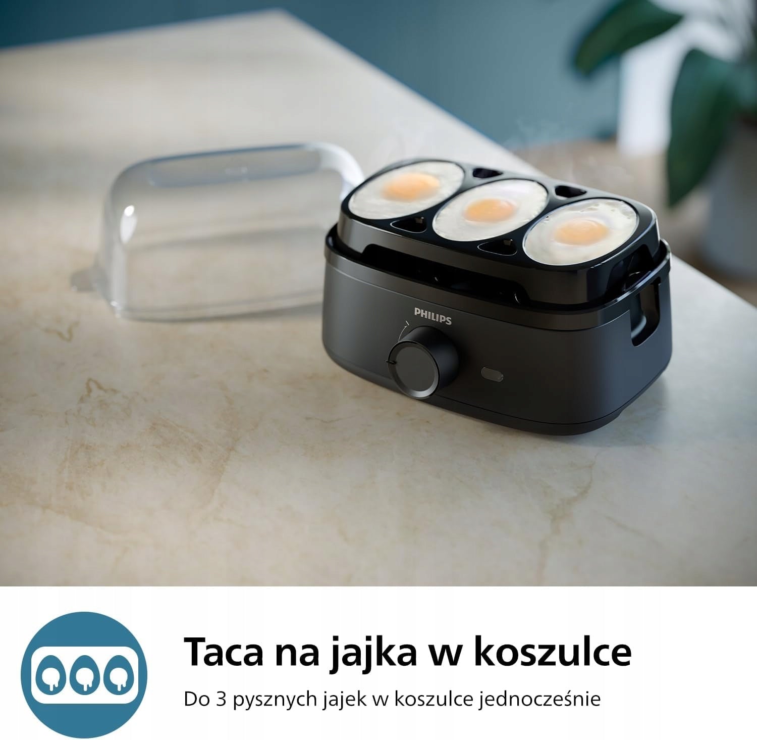 Egg Cooker, Up to 6 Eggs, Power 400 W Manufacturer code 1
