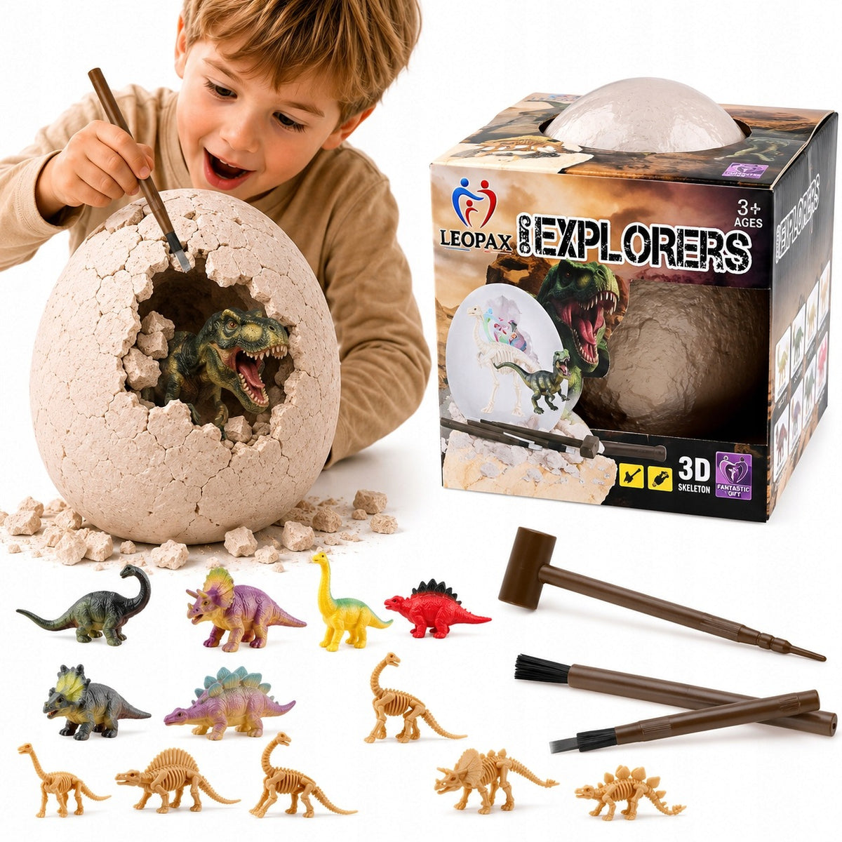 Egg Jumbo dinosaur XXl excavation mine fossil archaeologist XXXXXXL