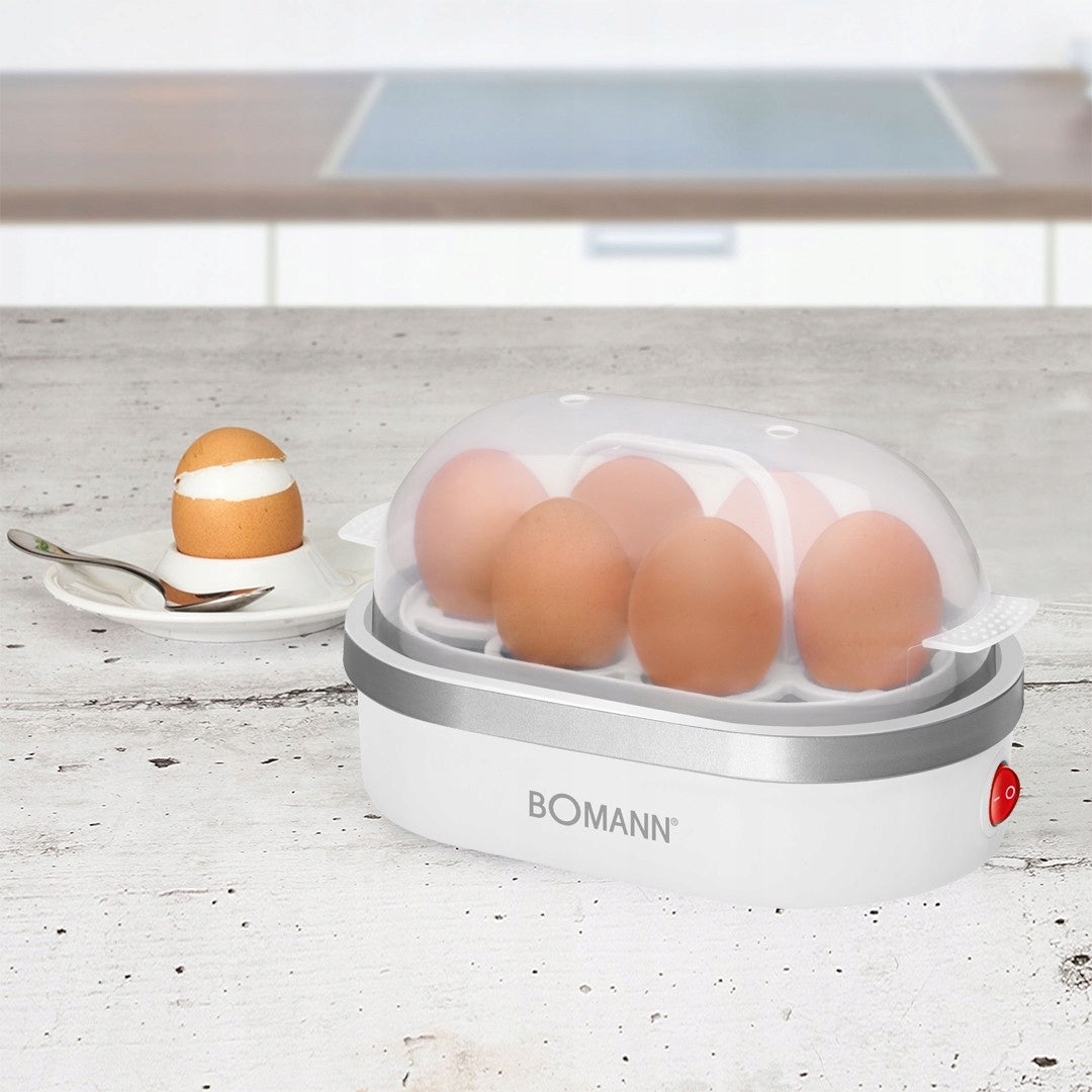 Egg cooker 6 eggs Bomann EK 400W with measuring cup and signal Brand Bomann