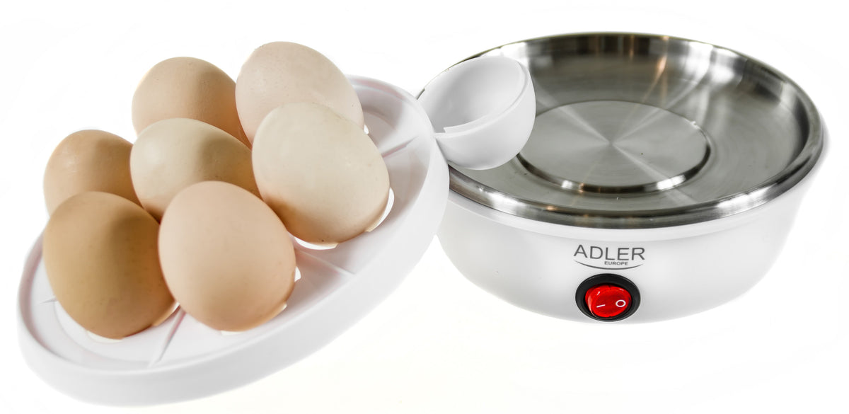 Egg cooker ADLER AD 4459 white 7 eggs 450W Brand ADLER