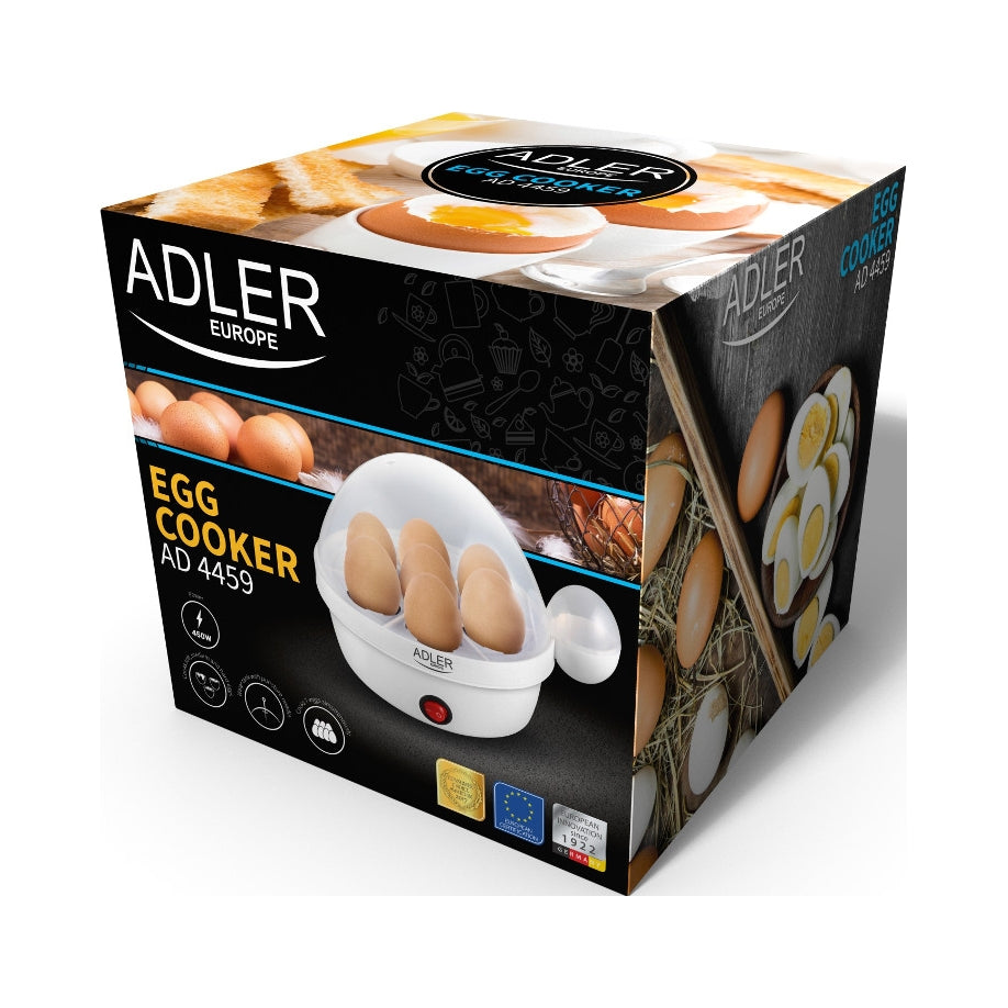 Egg cooker ADLER AD 4459 white 7 eggs 450W