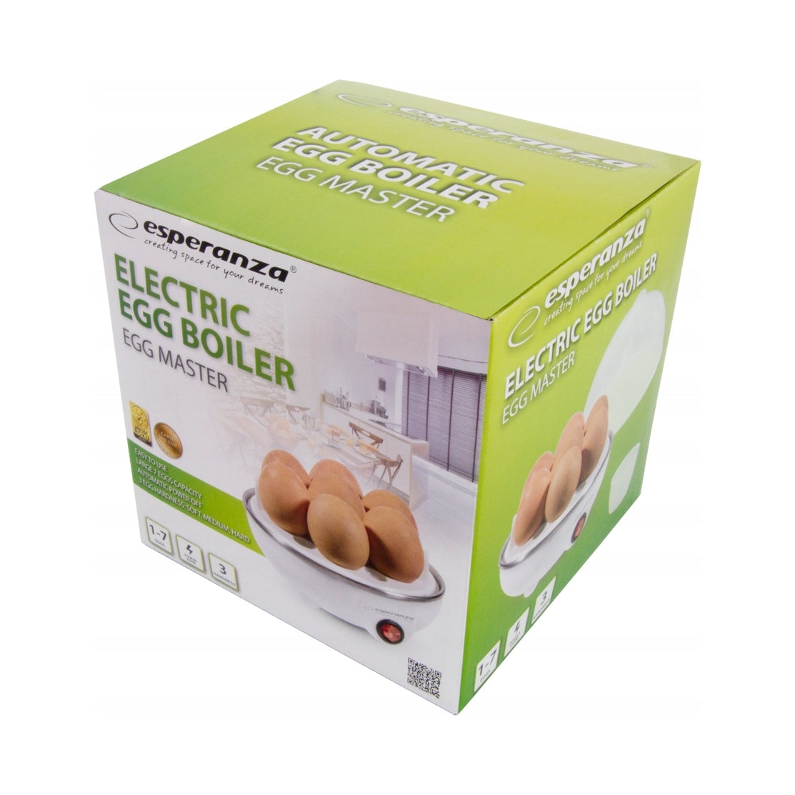Egg cooker Esperanza EKE001 Egg Master white Manufacturer code EKE001