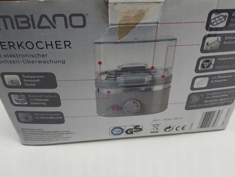 Egg cooker Korona AMBIANO silver/grey Manufacturer code AMBIANO